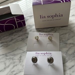 Lia Sophia stud earrings